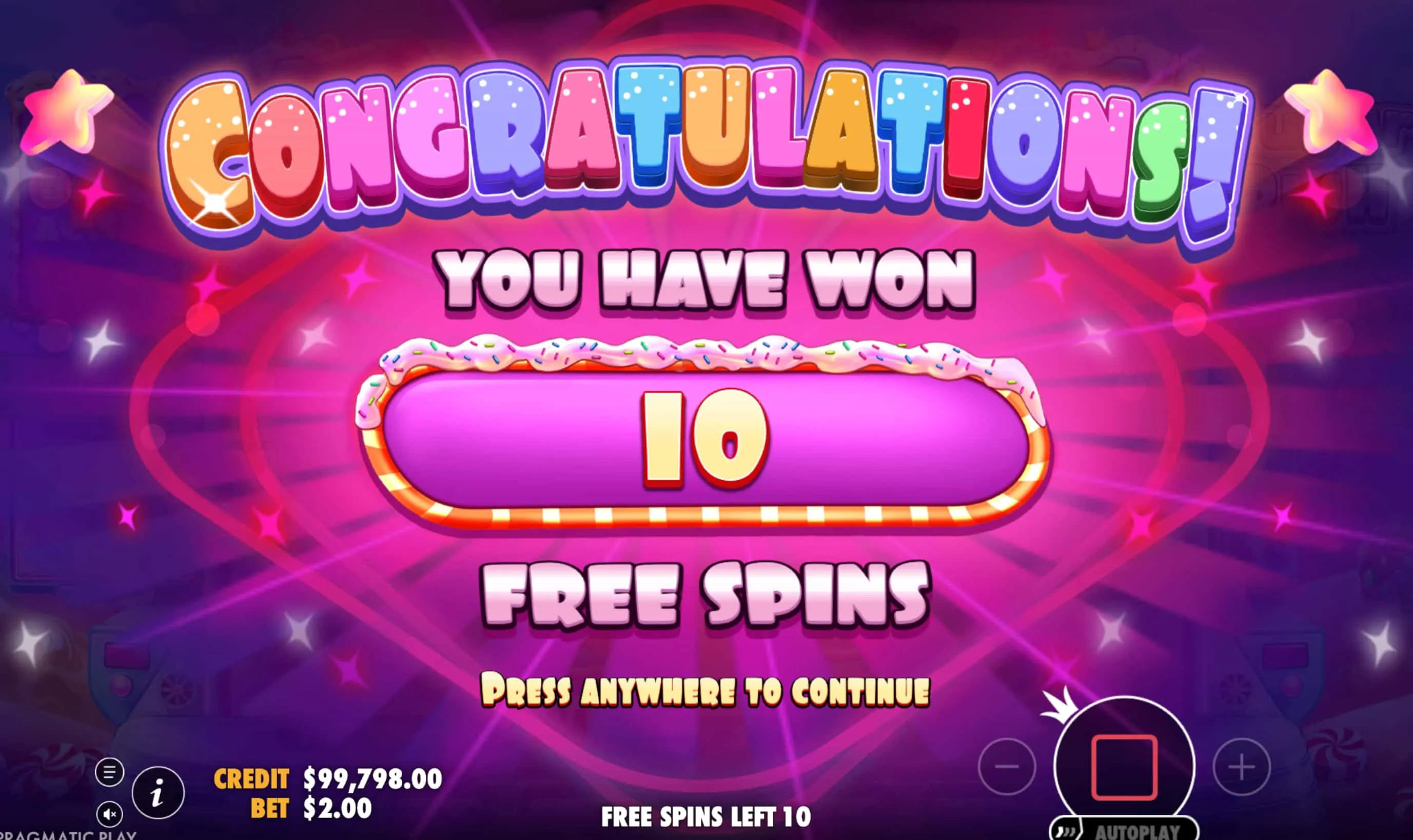 Spielregeln und Ablauf bei Sugar Rush 1000